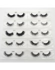 Visofree rzęsy 3D rzęsy z norek krzyżujące się rzęsy z futra norki ręcznie wykonane pełne paski rzęsy 34 style cilios naturais s