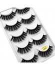 YSDO Lashes 1 box rzęsy z norek naturalne długie 3d rzęsy z norek ręcznie wykonane sztuczne rzęsy plastikowe łodygi bawełny maki