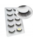 YSDO Lashes 1 box rzęsy z norek naturalne długie 3d rzęsy z norek ręcznie wykonane sztuczne rzęsy plastikowe łodygi bawełny maki