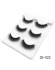 3 Pairs naturalne sztuczne rzęsy gruby makijaż prawdziwe 3d rzęsy z norek miękkie przedłużanie rzęs sztuczne rzęsy rzęsy długa n