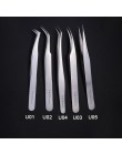 1 sztuk podkręcone proste pincety Rainbow przedłużanie rzęs Nails Decor Picker martwa skóra Remover Manicure makijaż paznokci na