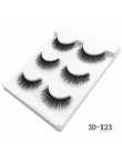 3 Pairs naturalne sztuczne rzęsy gruby makijaż prawdziwe 3d rzęsy z norek miękkie przedłużanie rzęs sztuczne rzęsy rzęsy długa n