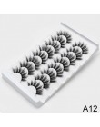 2/5/8 Pairs lashes naturalne długie 3D sztuczne rzęsy z norek grube ręcznie pełne rzęsy objętość miękkie Mink sztuczne rzęsy