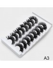8 Pairs 3D Mink włosów sztuczne rzęsy Handmade naturalne długie rzęsy delikatne puszyste rzęsy wielokrotnego użytku sztuczne rzę