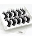 2/5/8 Pairs lashes naturalne długie 3D sztuczne rzęsy z norek grube ręcznie pełne rzęsy objętość miękkie Mink sztuczne rzęsy