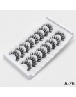 2/5/8 Pairs lashes naturalne długie 3D sztuczne rzęsy z norek grube ręcznie pełne rzęsy objętość miękkie Mink sztuczne rzęsy