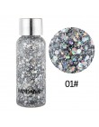 Eyeshadow Glitter krem łagodzący paznokci włosów ciała twarzy brokat żel Art Flash serce luźne cekiny krem festiwal strona dekor