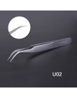 1 sztuk podkręcone proste pincety Rainbow przedłużanie rzęs Nails Decor Picker martwa skóra Remover Manicure makijaż paznokci na