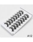 8 Pairs 3D Mink włosów sztuczne rzęsy Handmade naturalne długie rzęsy delikatne puszyste rzęsy wielokrotnego użytku sztuczne rzę
