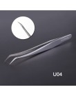 1 sztuk podkręcone proste pincety Rainbow przedłużanie rzęs Nails Decor Picker martwa skóra Remover Manicure makijaż paznokci na