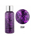 Eyeshadow Glitter krem łagodzący paznokci włosów ciała twarzy brokat żel Art Flash serce luźne cekiny krem festiwal strona dekor
