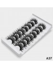2/5/8 Pairs lashes naturalne długie 3D sztuczne rzęsy z norek grube ręcznie pełne rzęsy objętość miękkie Mink sztuczne rzęsy
