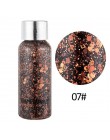 Eyeshadow Glitter krem łagodzący paznokci włosów ciała twarzy brokat żel Art Flash serce luźne cekiny krem festiwal strona dekor