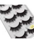 YSDO Lashes 1 box rzęsy z norek naturalne długie 3d rzęsy z norek ręcznie wykonane sztuczne rzęsy plastikowe łodygi bawełny maki