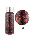 Eyeshadow Glitter krem łagodzący paznokci włosów ciała twarzy brokat żel Art Flash serce luźne cekiny krem festiwal strona dekor