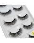 YSDO Lashes 1 box rzęsy z norek naturalne długie 3d rzęsy z norek ręcznie wykonane sztuczne rzęsy plastikowe łodygi bawełny maki