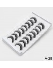 8 Pairs 3D Mink włosów sztuczne rzęsy Handmade naturalne długie rzęsy delikatne puszyste rzęsy wielokrotnego użytku sztuczne rzę