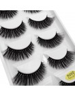 YSDO Lashes 1 box rzęsy z norek naturalne długie 3d rzęsy z norek ręcznie wykonane sztuczne rzęsy plastikowe łodygi bawełny maki