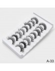 2/5/8 Pairs lashes naturalne długie 3D sztuczne rzęsy z norek grube ręcznie pełne rzęsy objętość miękkie Mink sztuczne rzęsy