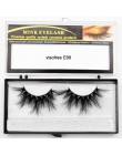 Visofree rzęsy rzęsy z norek criss-cross nici okrucieństwo bezpłatne 3D 25mm rzęsy rzęsy z norek miękkie dramatyczne rzęsy E80 m