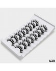 8 Pairs 3D Mink włosów sztuczne rzęsy Handmade naturalne długie rzęsy delikatne puszyste rzęsy wielokrotnego użytku sztuczne rzę