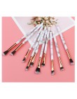 MAANGE wielofunkcyjny 5/7/10 sztuk Marbling zestaw pędzli do makijażu Eyeshadow Eyeliner korektor zestaw pędzelków Mini narzędzi