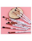 MAANGE wielofunkcyjny 5/7/10 sztuk Marbling zestaw pędzli do makijażu Eyeshadow Eyeliner korektor zestaw pędzelków Mini narzędzi