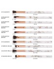 MAANGE wielofunkcyjny 5/7/10 sztuk Marbling zestaw pędzli do makijażu Eyeshadow Eyeliner korektor zestaw pędzelków Mini narzędzi