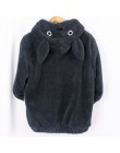 Nowy Harajuku Totoro Kawaii bluza z kapturem mój sąsiad płaszcz Cosplay polar płaszcz z uszami Harajuku słodkie kurtki boże naro