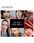 O.TWO.O 12 kolory najlepsza sprzedaż Hot kosmetyki makijaż błyszczyk długotrwała wodoodporna, łatwa w noszeniu pomadka matowa