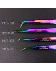 100% Vetus Original MCS Series w nowym stylu Premium pincety do rzęs o mocno rozdrobnionej końcówce ulepsz 3D 6D przedłużanie rz