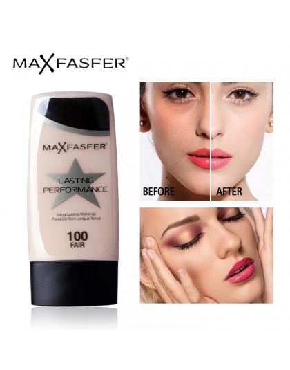 Maxfaferx Face podkład w płynie makijaż baza krem BB korektor niewidoczne pełne pokrycie wybielanie nawilżający wodoodporny