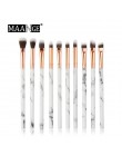 MAANGE wielofunkcyjny 5/7/10 sztuk Marbling zestaw pędzli do makijażu Eyeshadow Eyeliner korektor zestaw pędzelków Mini narzędzi