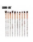 MAANGE wielofunkcyjny 5/7/10 sztuk Marbling zestaw pędzli do makijażu Eyeshadow Eyeliner korektor zestaw pędzelków Mini narzędzi