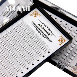 Abonnie 3d/4d/5d/6d ciepła Bonded wstępnie wykonane wentylatory objętości Faux Mink Premade rosyjski objętość przedłużanie rzęs 