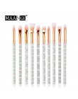 MAANGE wielofunkcyjny 5/7/10 sztuk Marbling zestaw pędzli do makijażu Eyeshadow Eyeliner korektor zestaw pędzelków Mini narzędzi