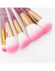 10 sztuk pędzle do makijażu z motywem jednorożca zestaw diamentowy kryształowy uchwyt mieszania fundacja Powder Eyeshadow pędzel