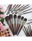 OVW Natural Goat Hair pędzle do cieni do makijażu zestaw nabor kistey Crease mieszanie podświetlanie pędzel pinceaux maquillage 