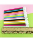 50 sztuk jednorazowe kosmetyczne makijaż szczotka do ust szminka wargi błyszczące różdżki Pen Cleaner aplikator Eyeshadow błyszc