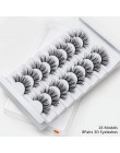 4/8 Pairs Lashes 3D rzęsy z norek naturalne długie/grube sztuczne rzęsy Handmade lashes Makeup Extension rzęsy