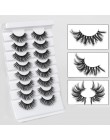 4/8 Pairs Lashes 3D rzęsy z norek naturalne długie/grube sztuczne rzęsy Handmade lashes Makeup Extension rzęsy