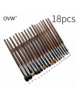 OVW Natural Goat Hair pędzle do cieni do makijażu zestaw nabor kistey Crease mieszanie podświetlanie pędzel pinceaux maquillage 