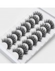 4/8 Pairs Lashes 3D rzęsy z norek naturalne długie/grube sztuczne rzęsy Handmade lashes Makeup Extension rzęsy