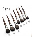 OVW Natural Goat Hair pędzle do cieni do makijażu zestaw nabor kistey Crease mieszanie podświetlanie pędzel pinceaux maquillage 