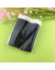 50 sztuk jednorazowe kosmetyczne makijaż szczotka do ust szminka wargi błyszczące różdżki Pen Cleaner aplikator Eyeshadow błyszc