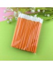 50 sztuk jednorazowe kosmetyczne makijaż szczotka do ust szminka wargi błyszczące różdżki Pen Cleaner aplikator Eyeshadow błyszc
