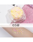 12 kolorów Glitter Shimmer Face Jewels Pigment Body Face Eye brokatowe cekiny krem łagodzący oko błyszczące Skinface cekiny Body