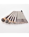 4-14 sztuk zestaw pędzli do makijażu do podkładu Powder Blush Eyeshadow Concealer Lip pędzel do makijażu powiek z torbą kosmetyk