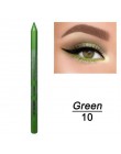 Nowy eyeliner ołówek długotrwały wodoodporny Pigment zielono-brązowy czarny Eyeiner Pen kobiety moda kolor oczu makijaż kosmetyk