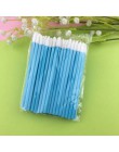 50 sztuk jednorazowe kosmetyczne makijaż szczotka do ust szminka wargi błyszczące różdżki Pen Cleaner aplikator Eyeshadow błyszc